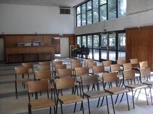 Vue intérieure de la salle